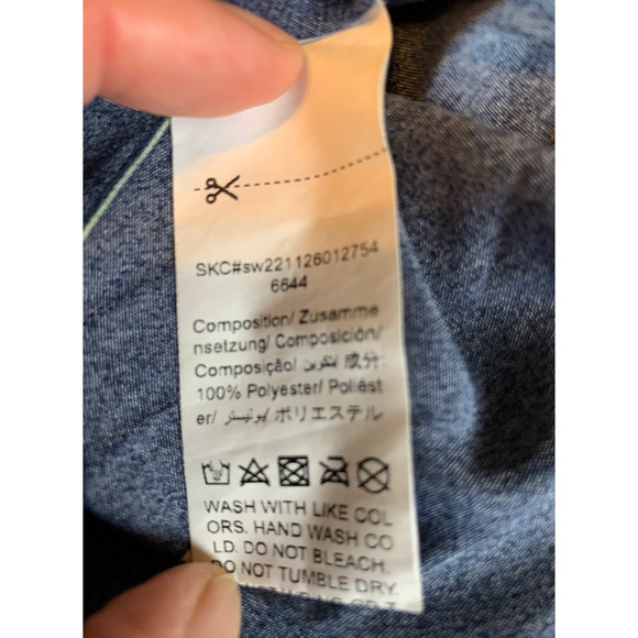 Gomorn Floral Skirt Pleated Flowy Pull On Elastic Waist Size XL - Picture 8 of 8